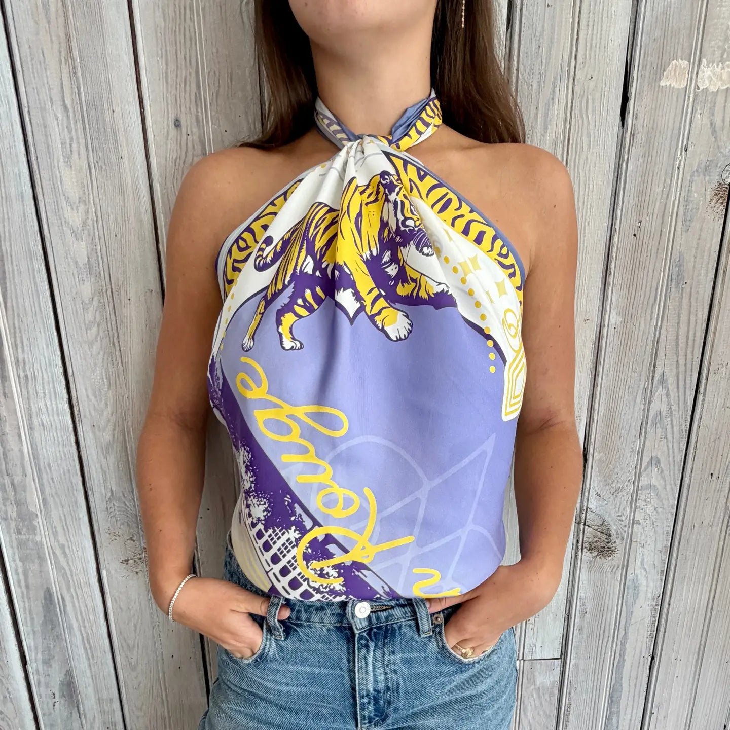 Geaux Silk Scarf