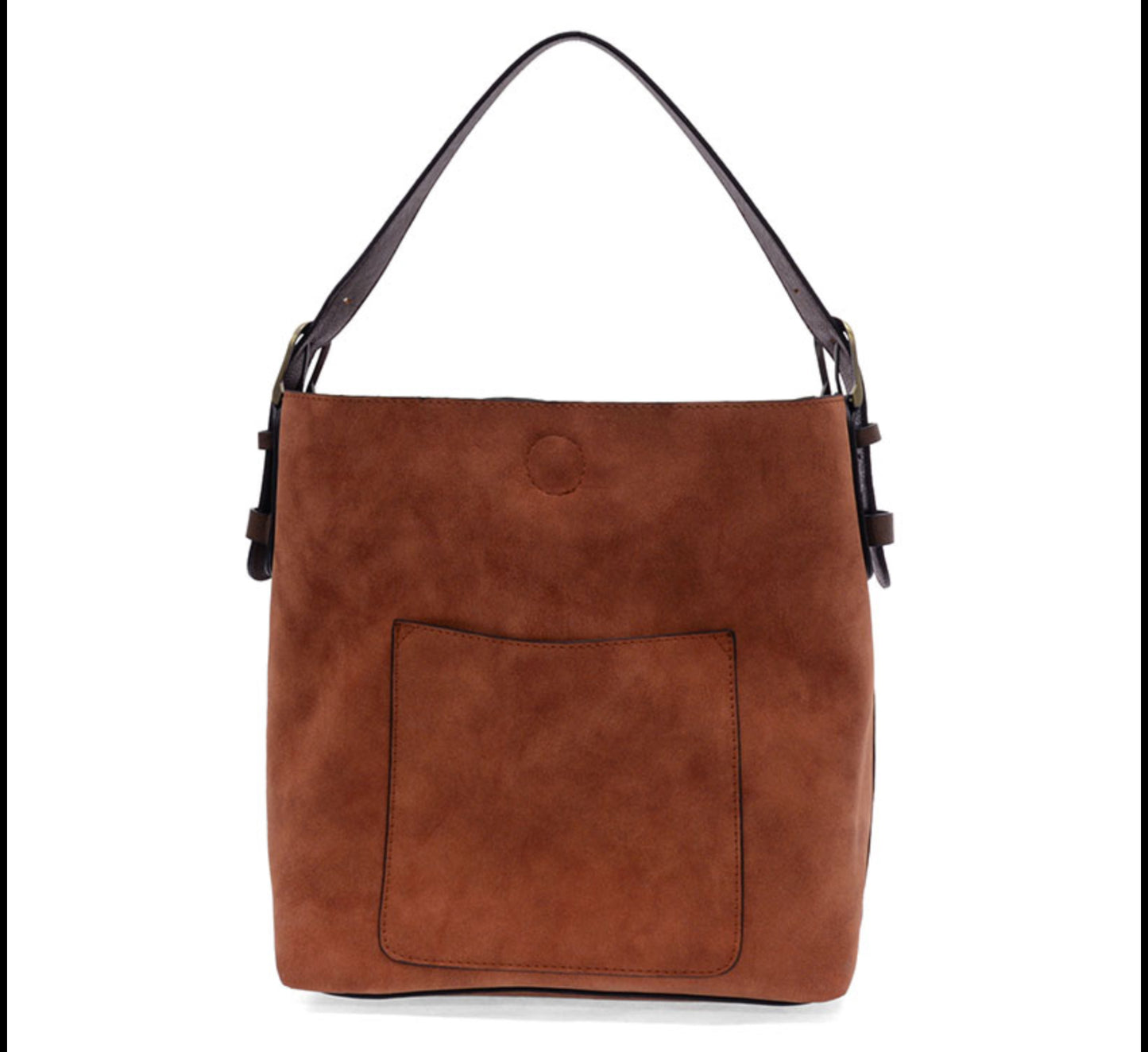 Rich Faux Suede Hobo Handbag