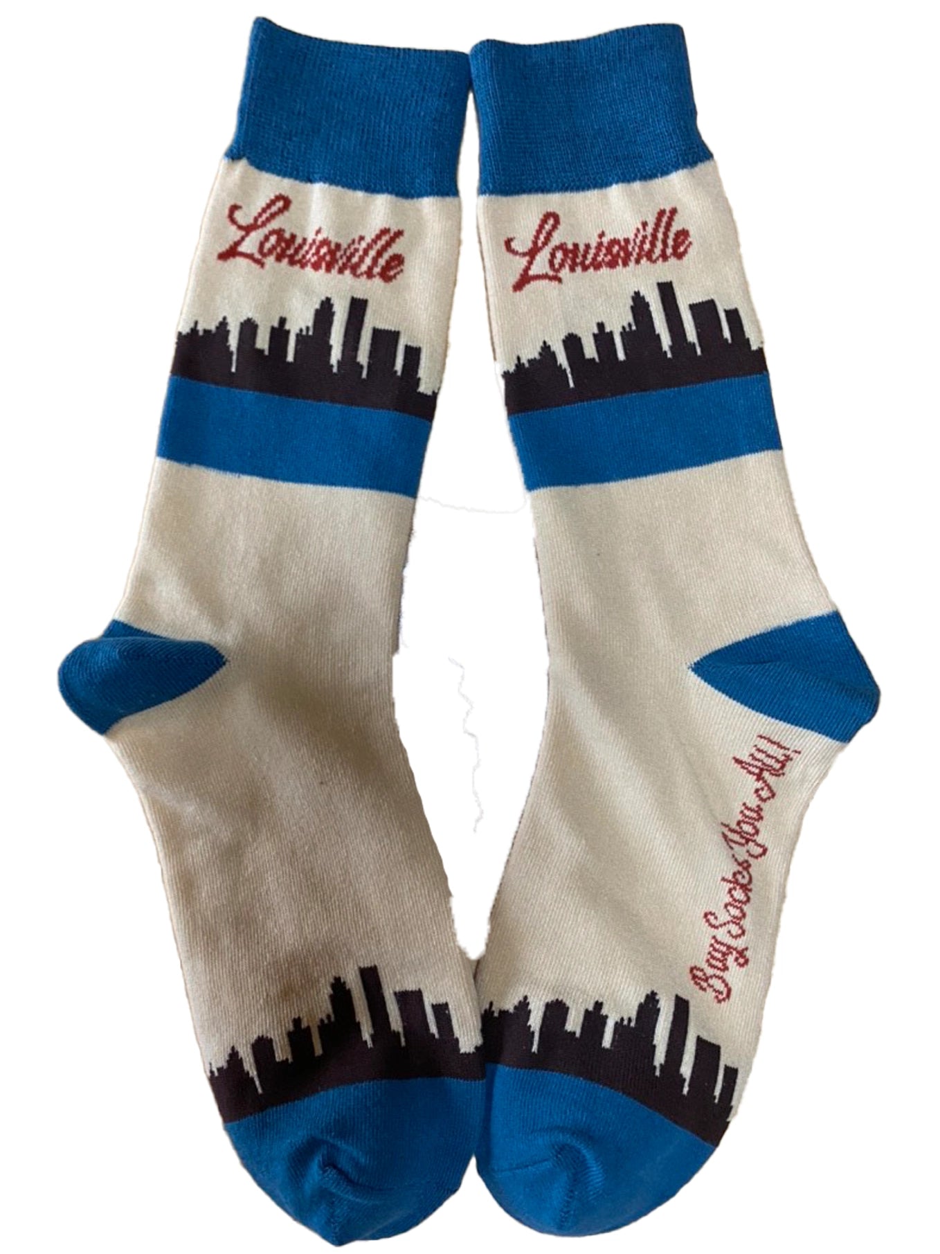 Louisville Kentucky Skyline Socks