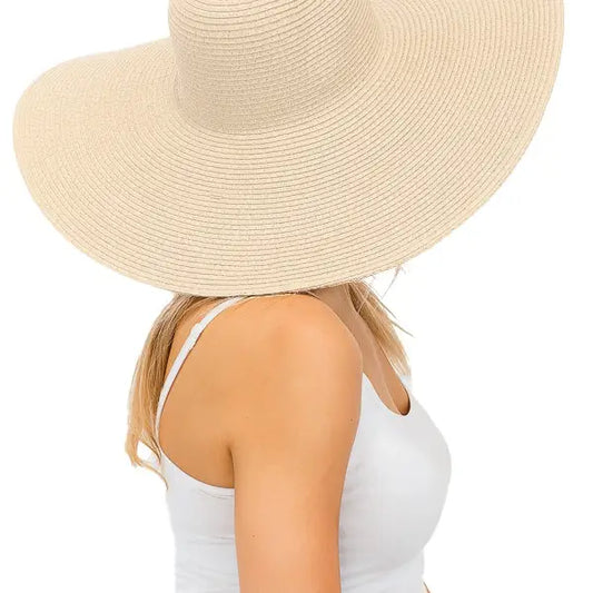Solid Floppy Beach Summer Hat