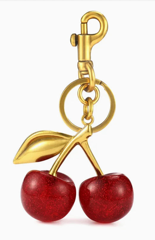 Cherry Purse Charm