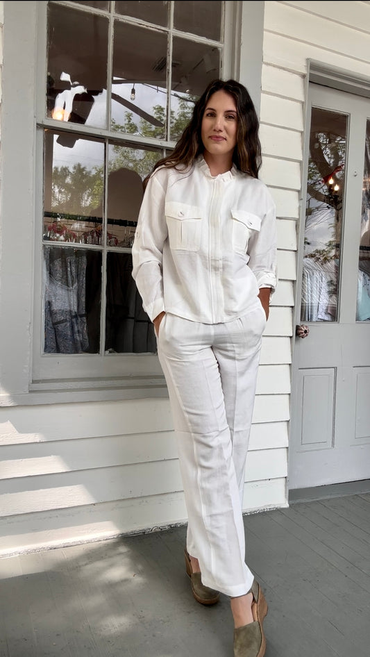 Renuar Pull On Wide Pant