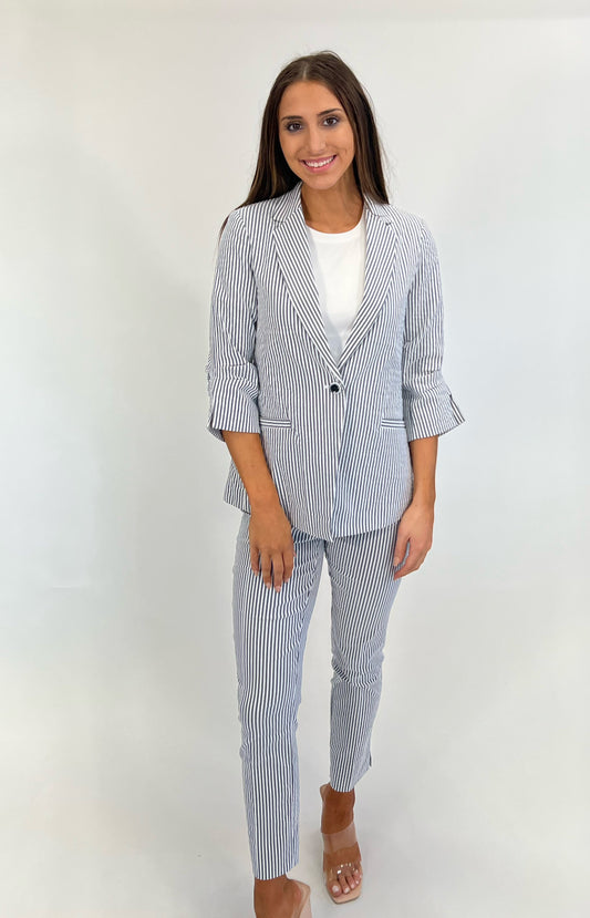 Woven Seersucker Jacket