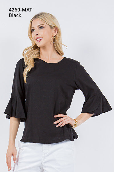 3/4 Bellsleeve Blouse