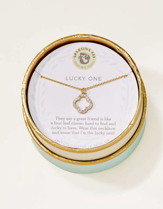 Lucky One/ Quatrefoil Necklace