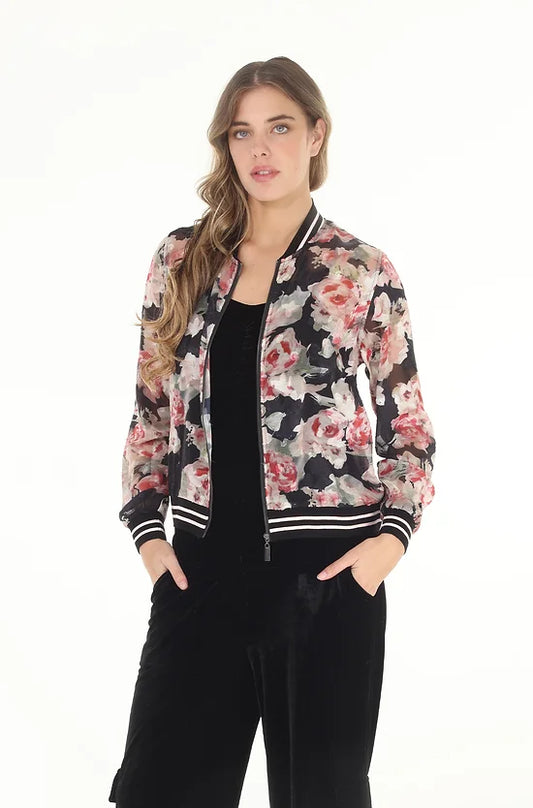 Basketball Mesh Bomber Jacket