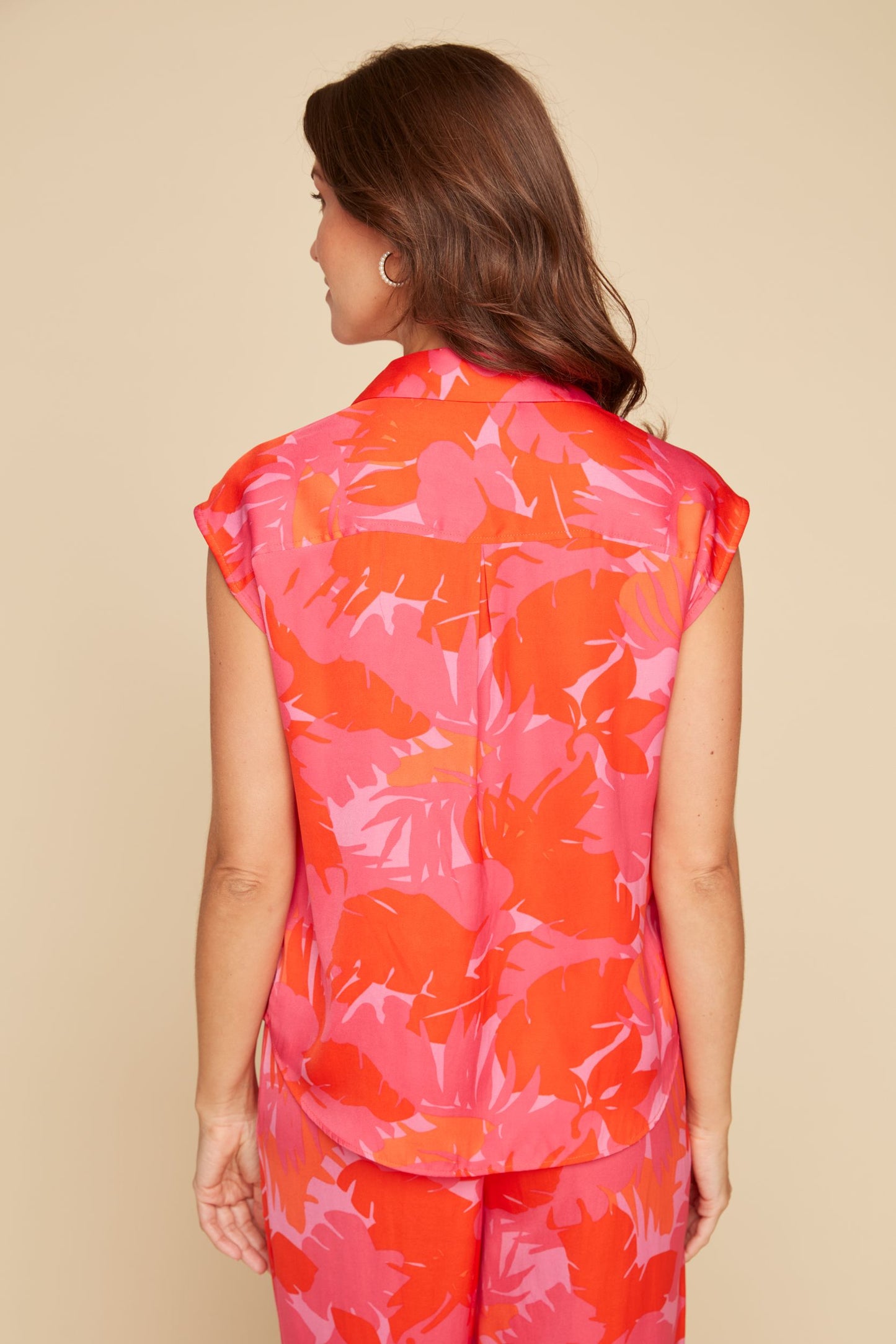 Sleeveless Printed Top