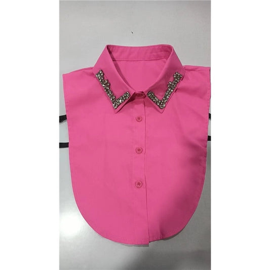 Diamond Studded Detachable Shirt Collar