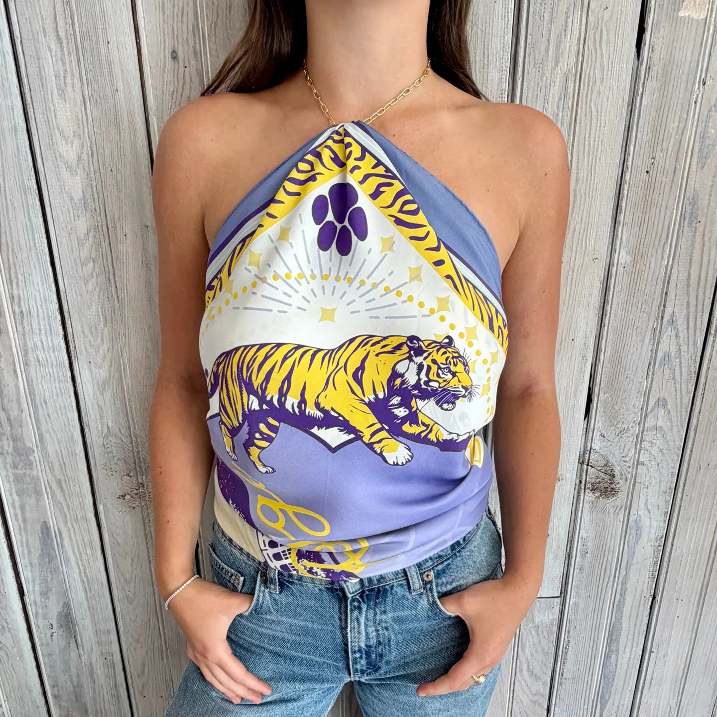 Geaux Silk Scarf