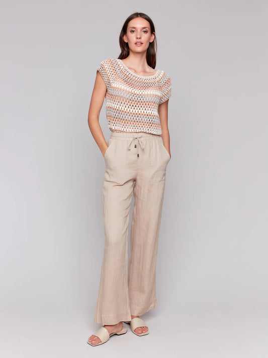 Linen Wide Leg Pant