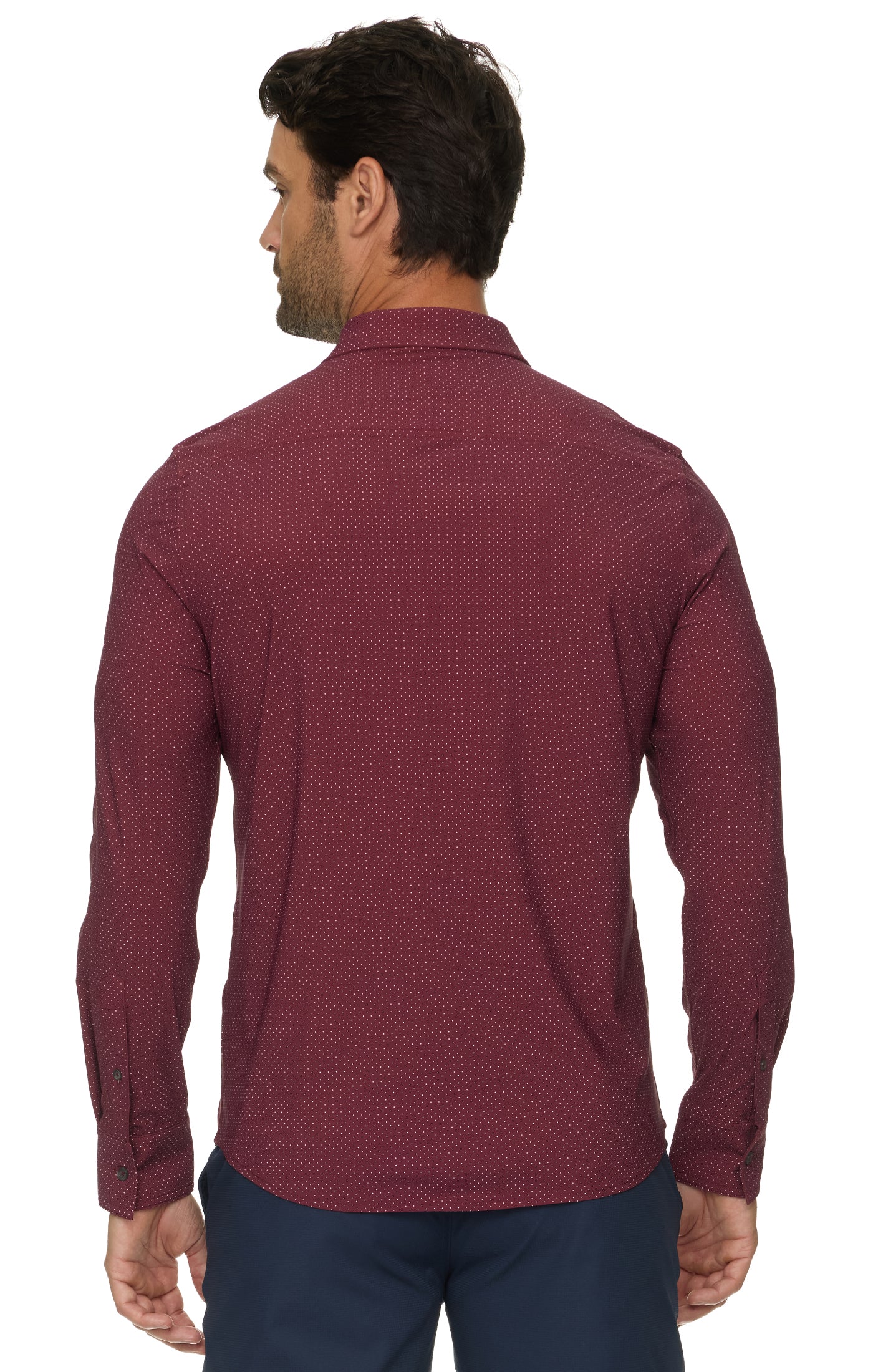 Loretto LS Dot Print Journey Shirt