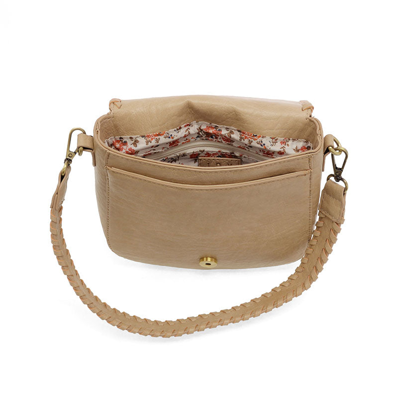 Annie Whip Stitch Saddle Convertible Crossbody Bag