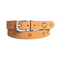 Nickel Finish Buckle Detail Belt