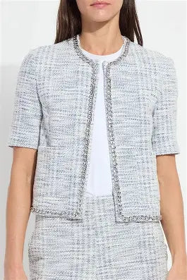 Tweed Chain Trim Jacket