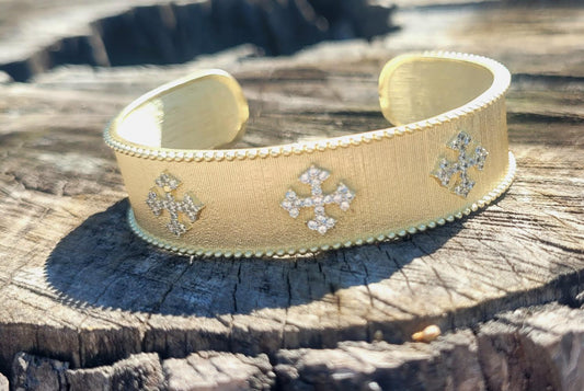 Cross Textured Cuff