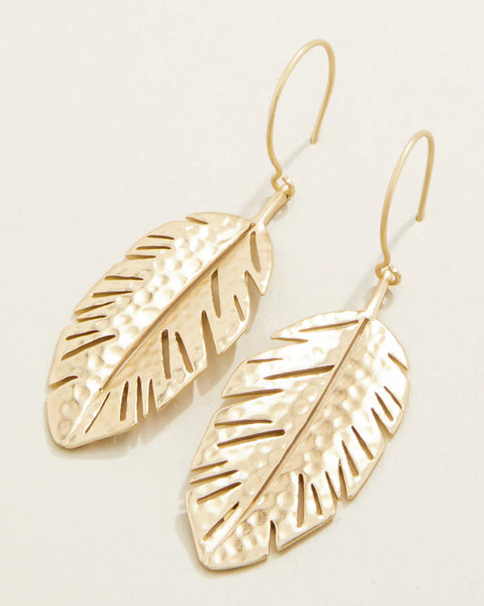 Calathea Leaf Earrings