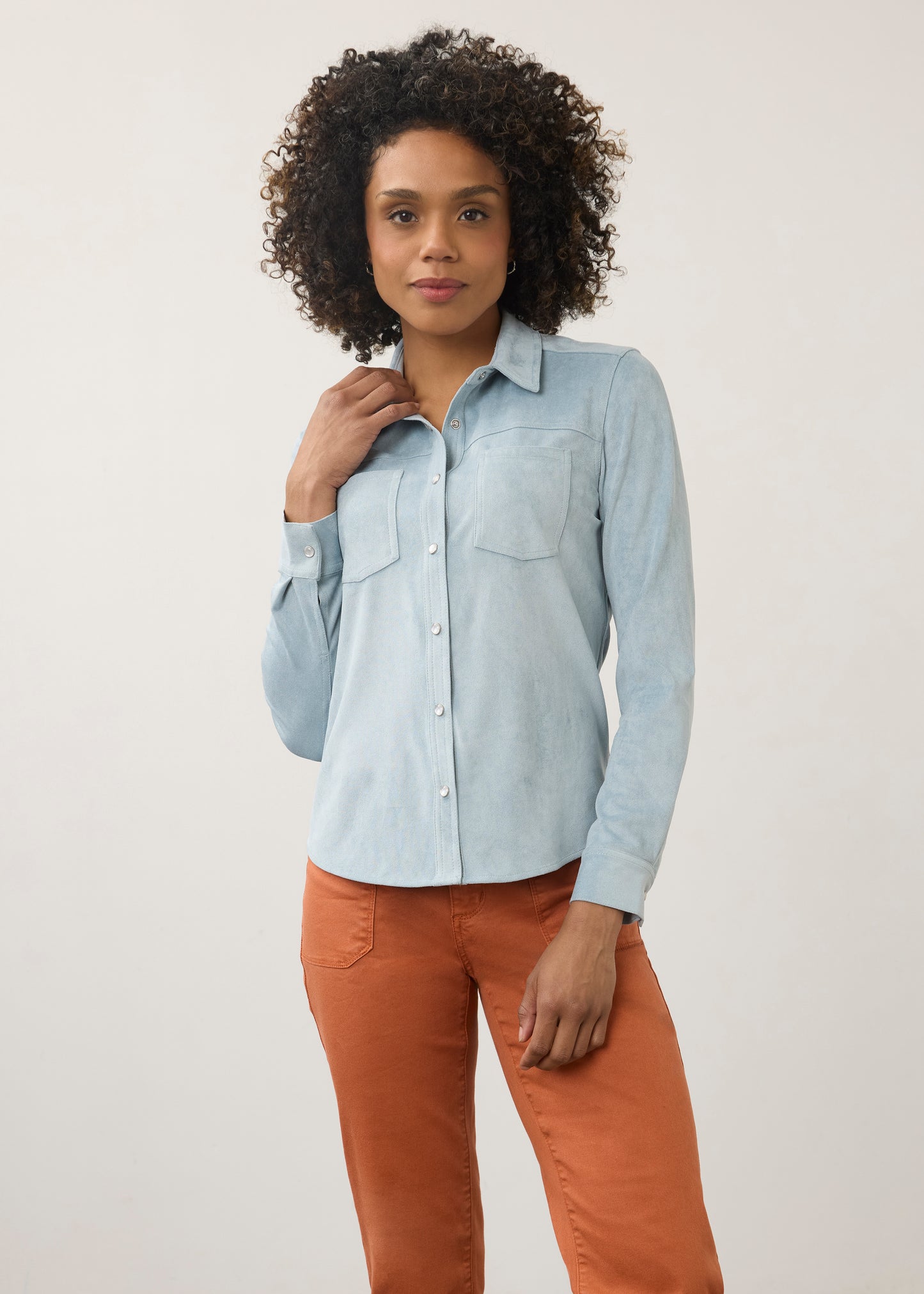 Faux Suede Shirt