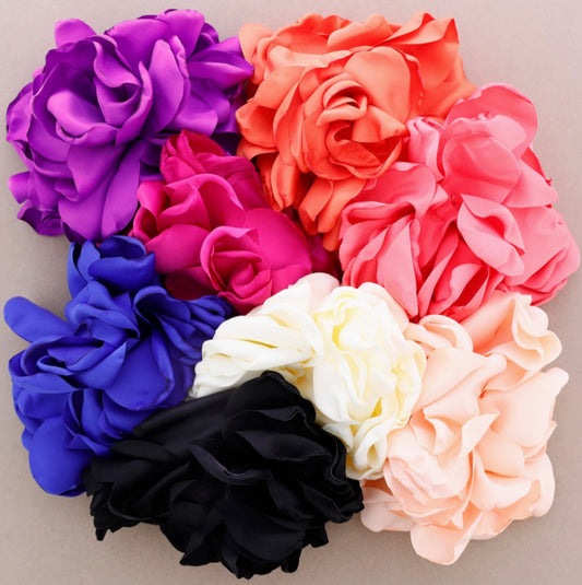 Fabric Flower Brooch