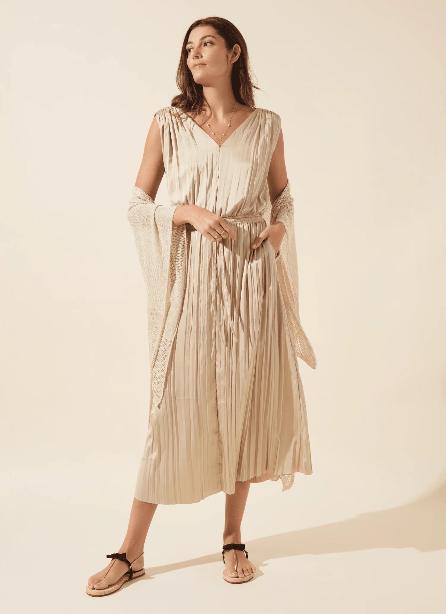 The Packable Pleated Dress