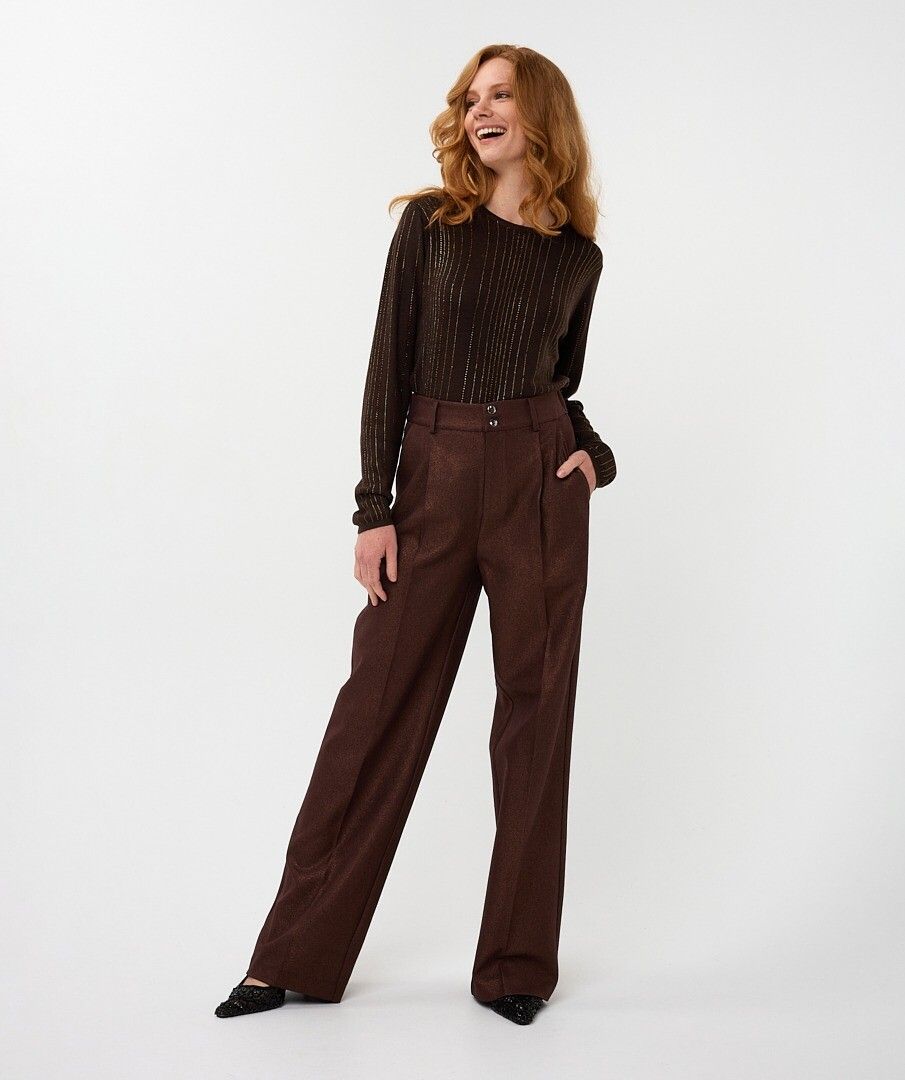 Shiny Twill Trouser