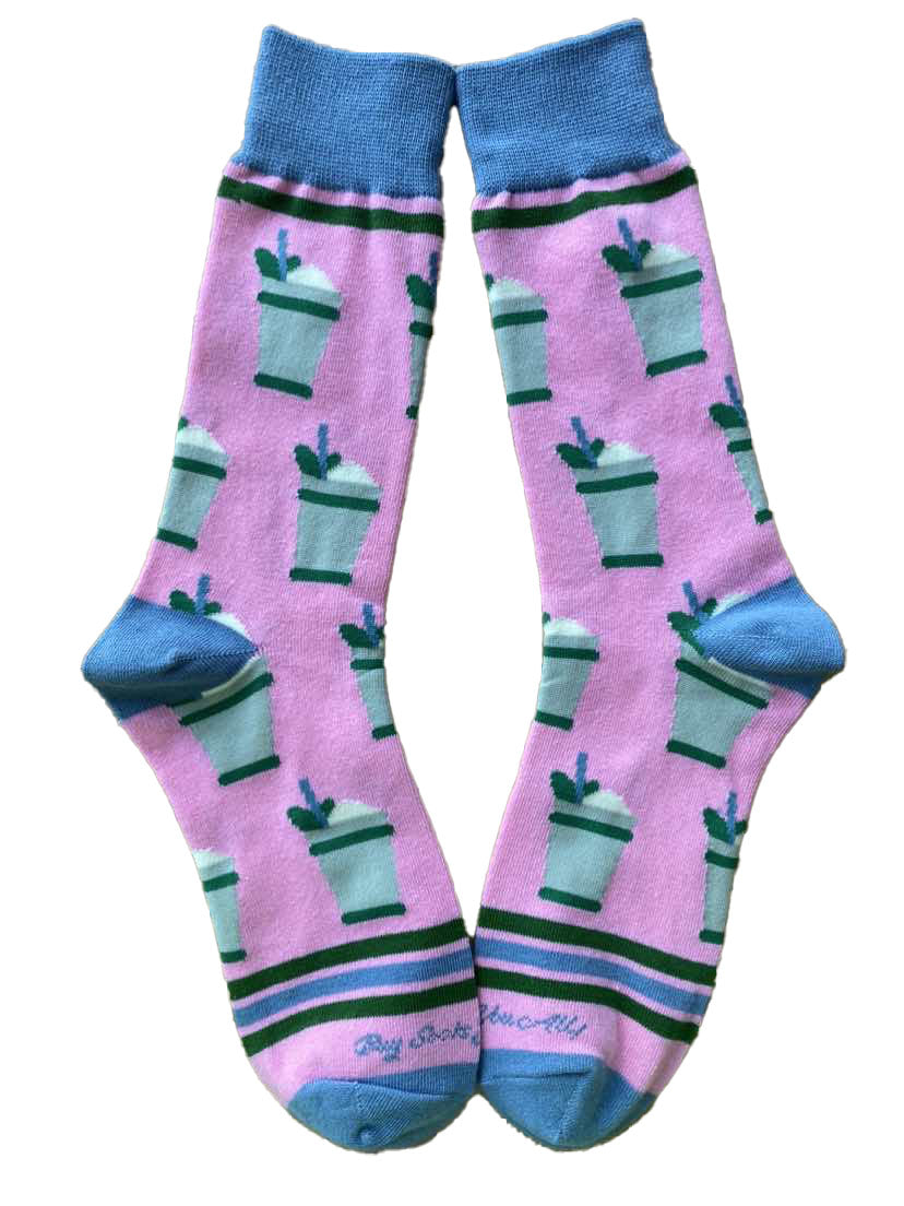Mint Julep Cups Socks