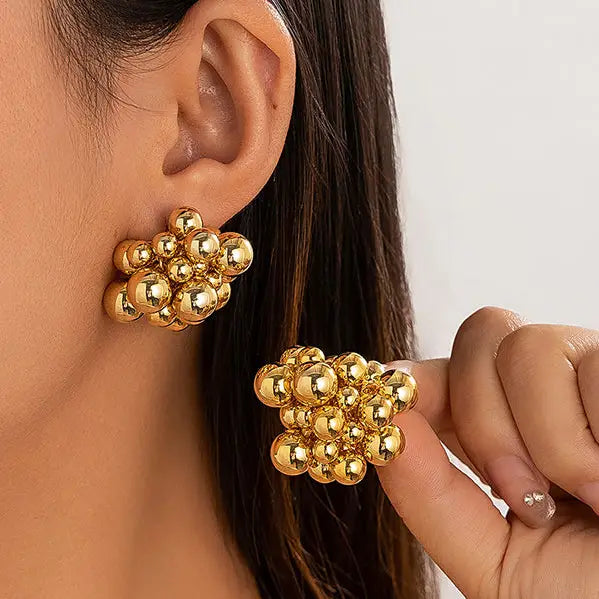 Geometric Drop Earrings