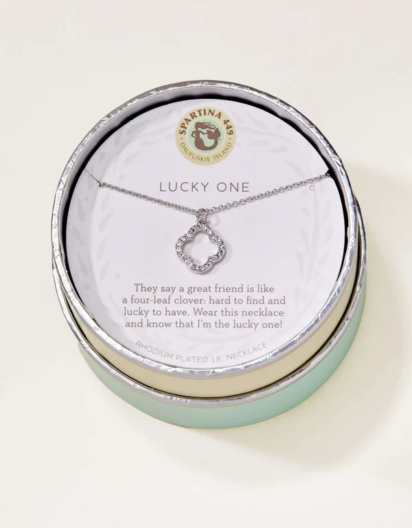 Lucky One/ Quatrefoil Necklace