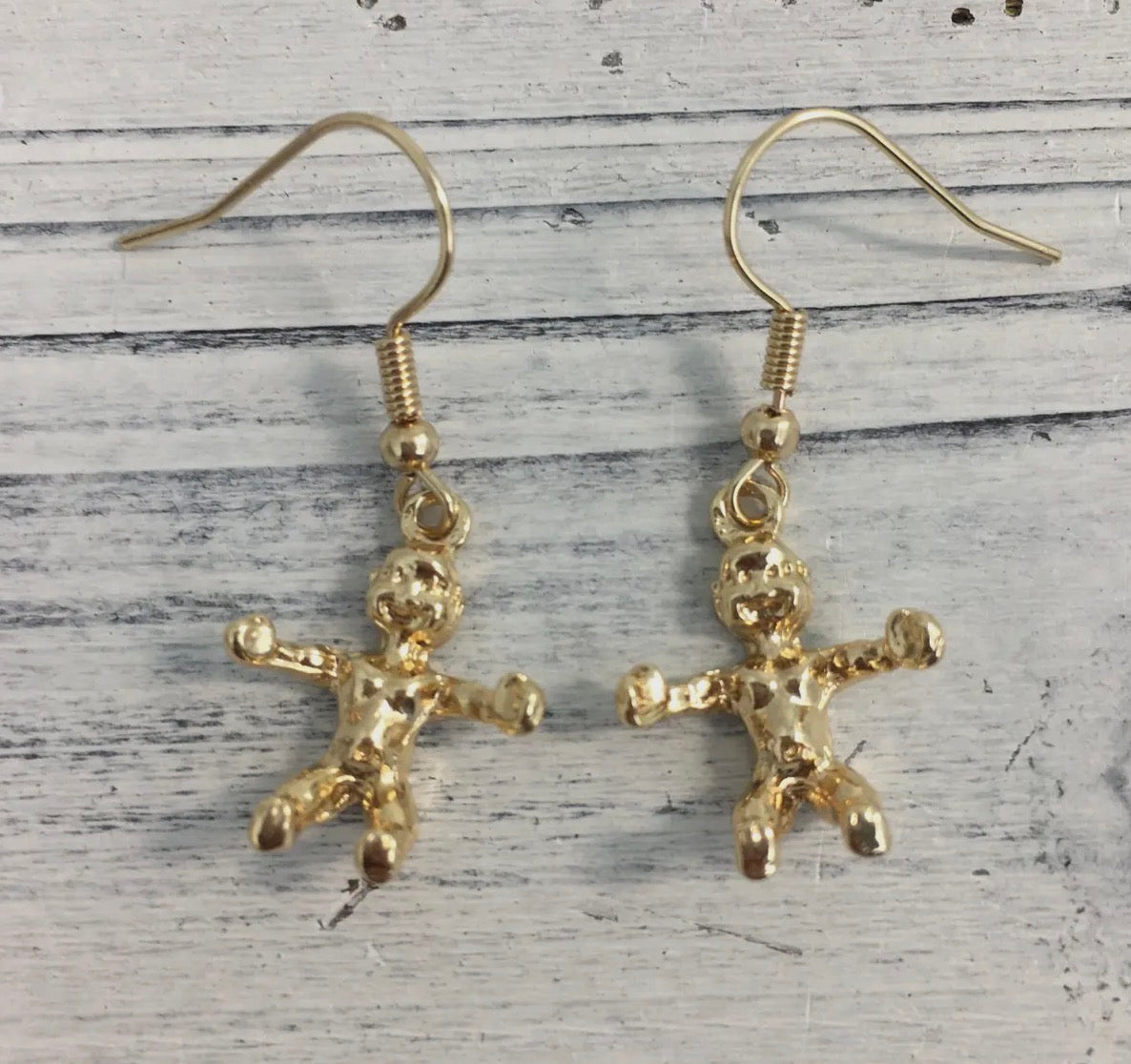 King Cake Baby Earrings