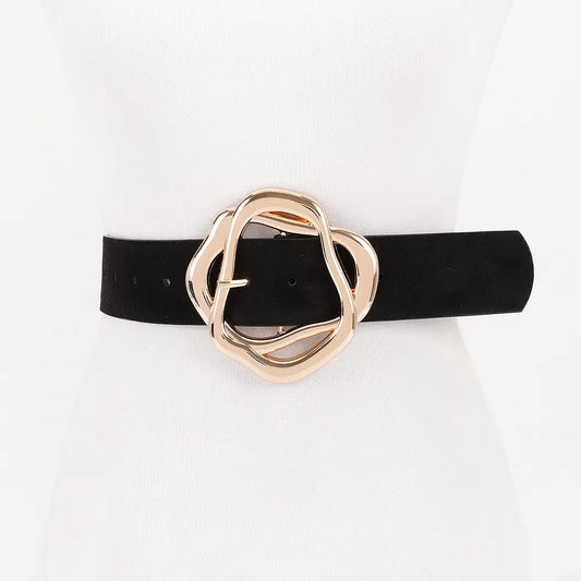 Unique Twisted Buckle Belt