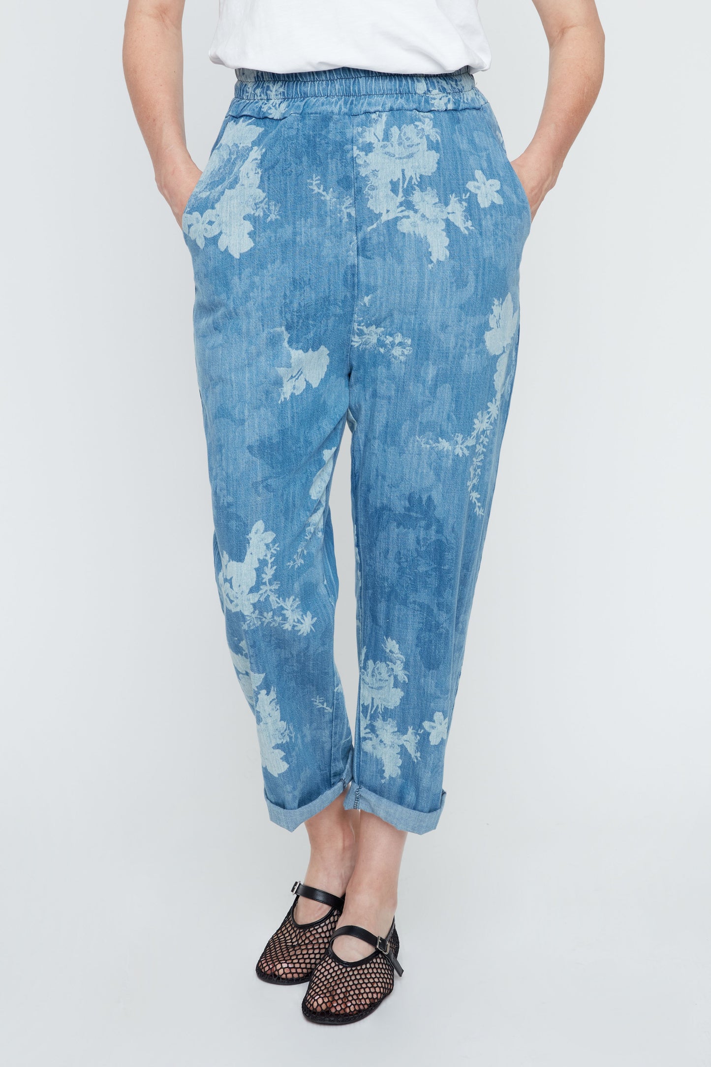 Printed Denim Jean