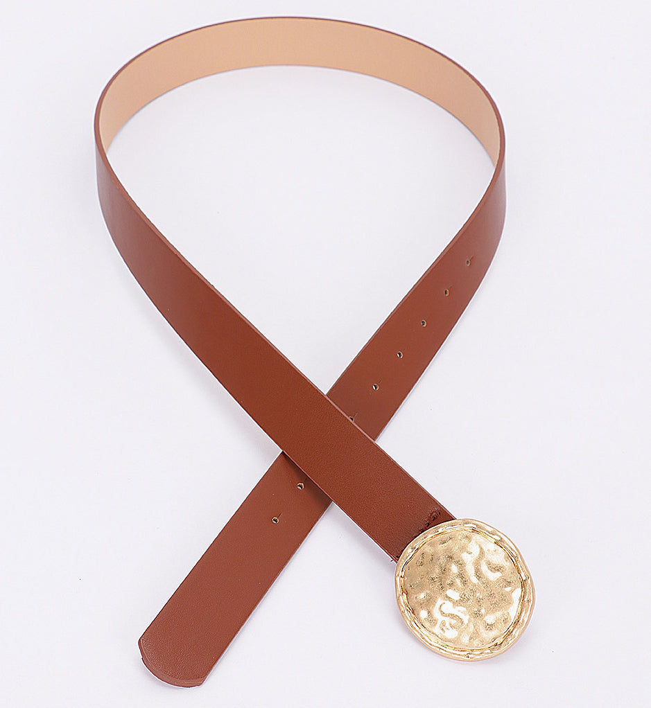 Metal Buckle PU Belt