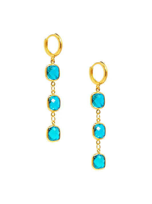 Crystal Chain Drop Earring