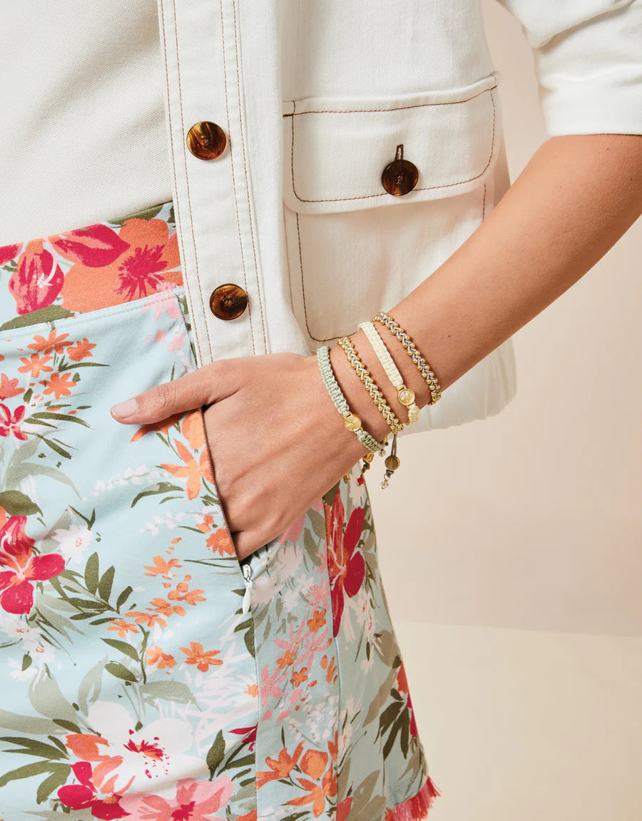 Metallic Friendship Bracelets