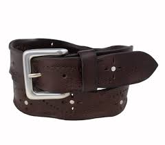 Perforated Stud Detail Nicklaus Finish Buckle Belt