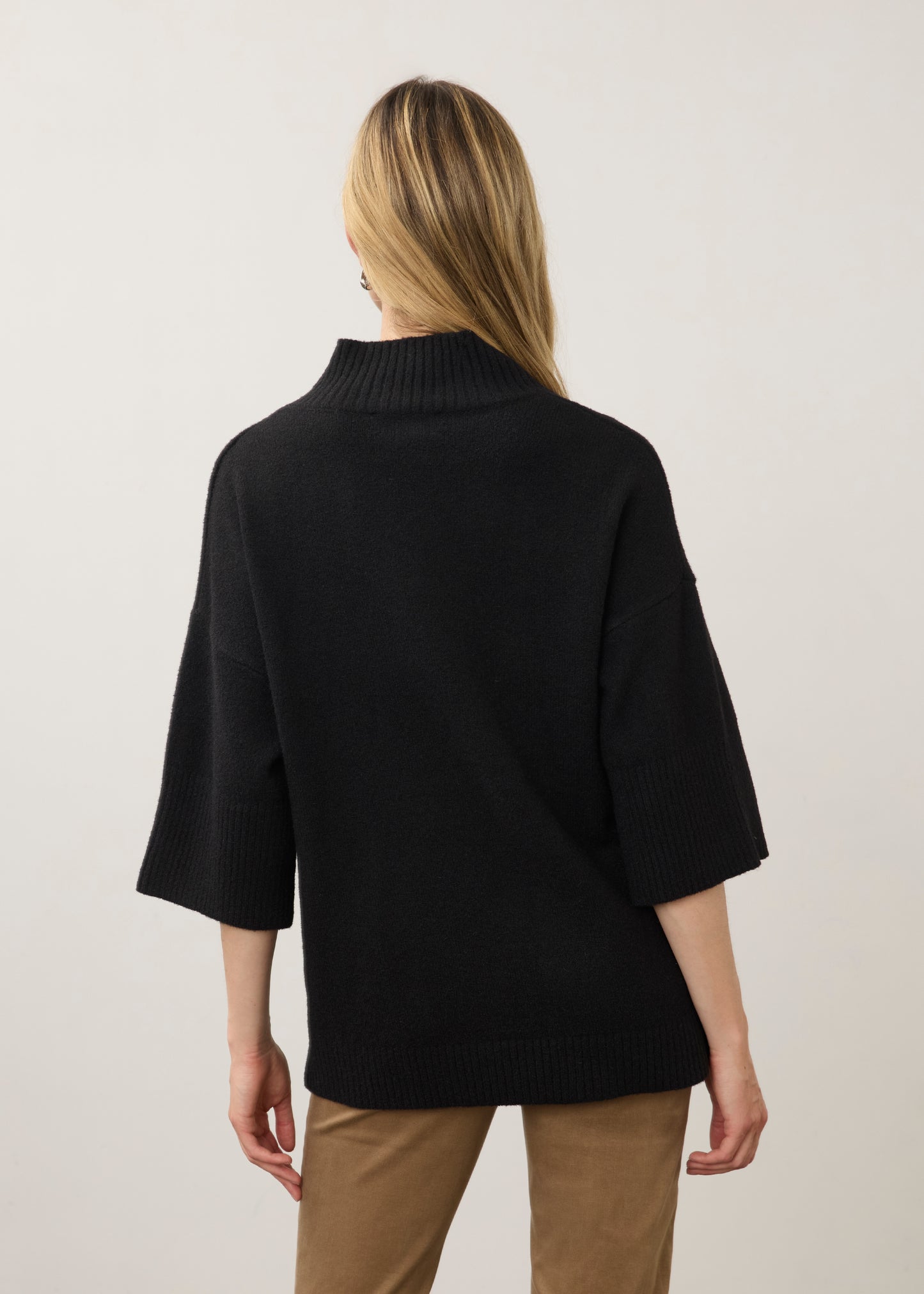 Mockneck 3/4 Sweater
