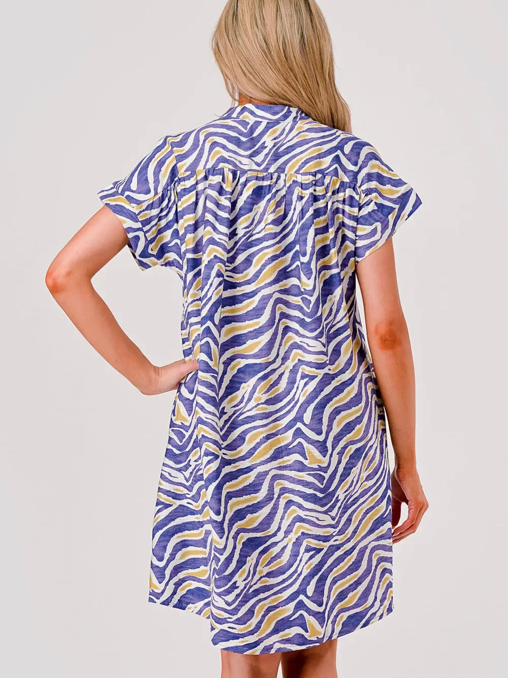 Game Day Shift Dress Tiger Print