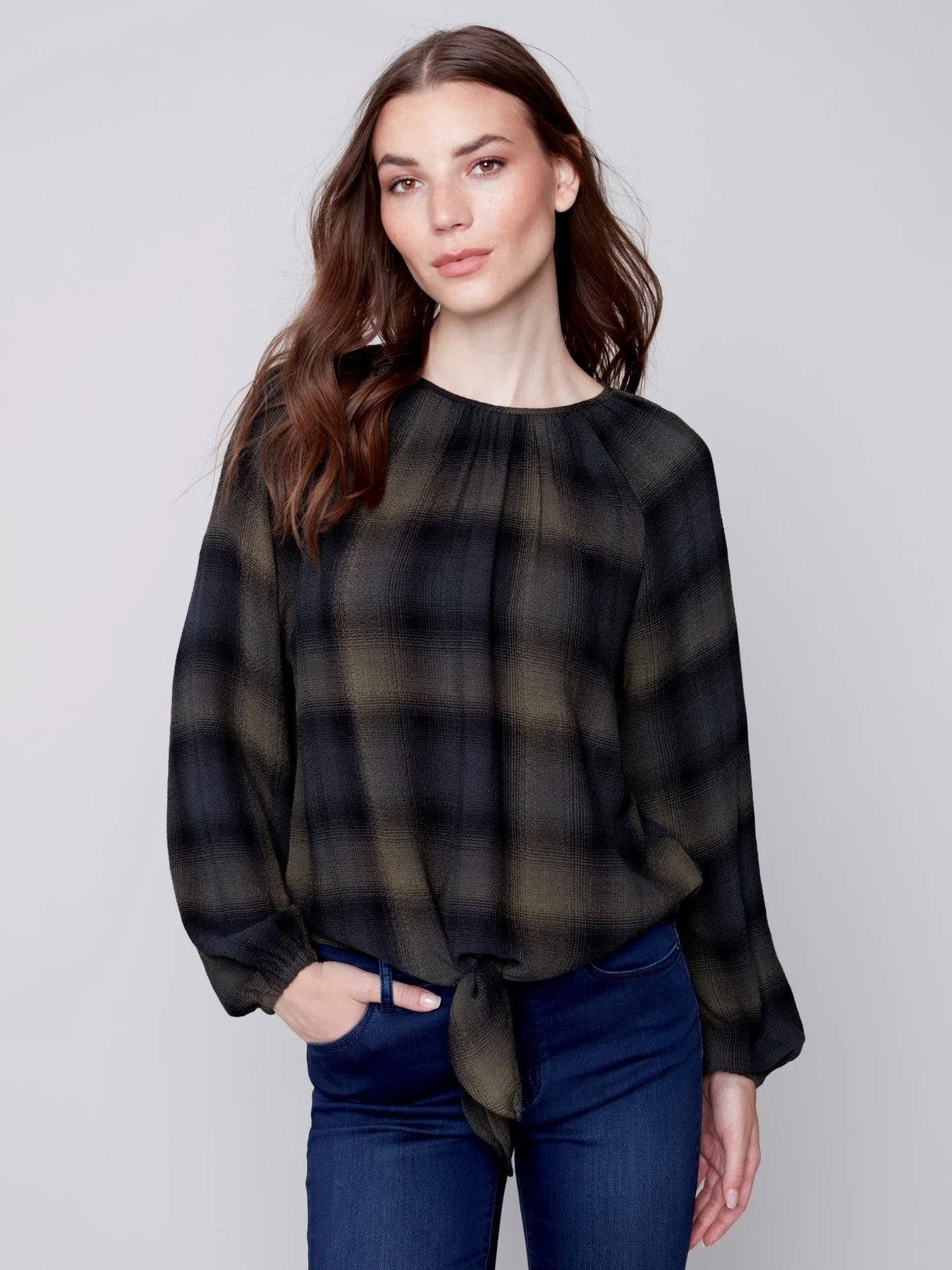 Front Tie Blouse