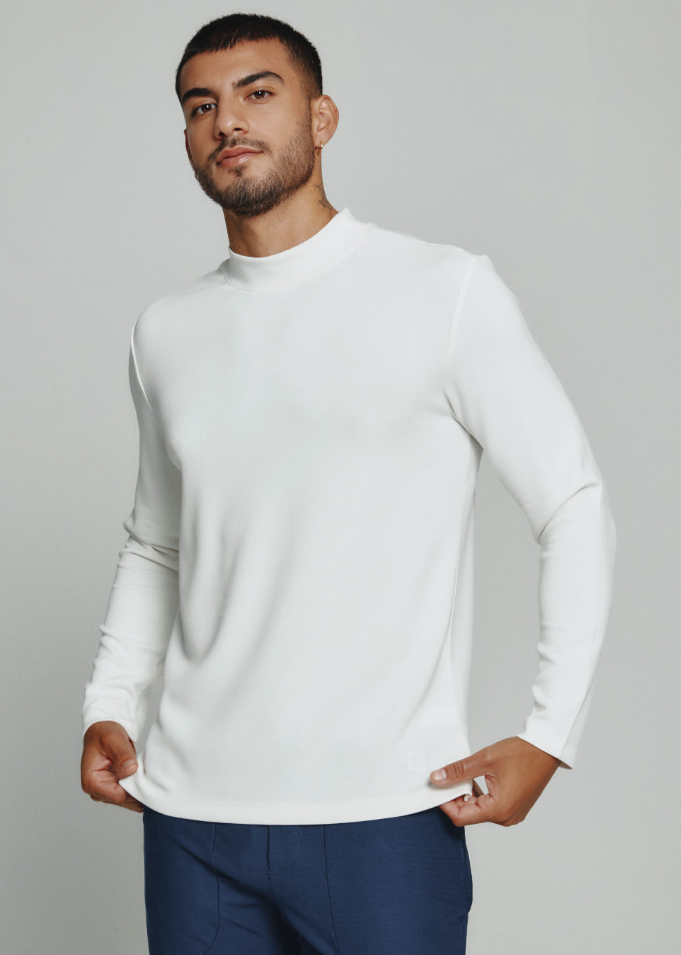 Rev Modal Mock Neck Top