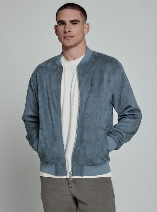 Evolution Suede Bomber Jacket